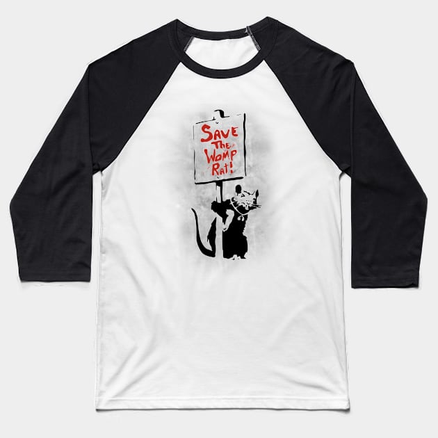 Save the Womp Rat Baseball T-Shirt by Piercek25